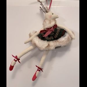 Handmade deer ballerina doll/ornament 🎄
